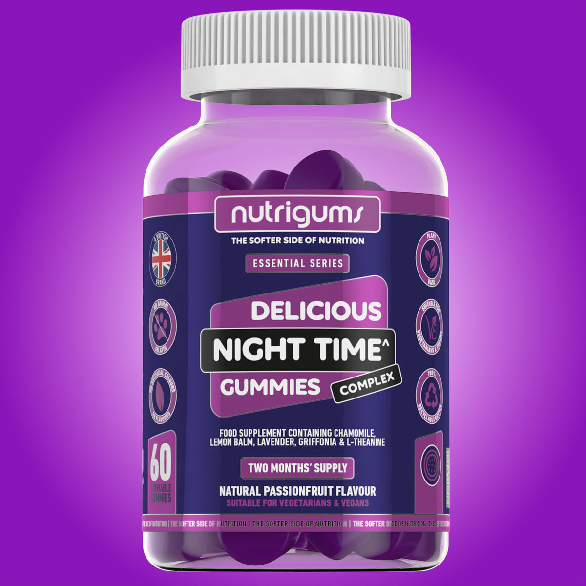 Buy Night Time Gummies Online Gummies To Help Relaxation Nutrigums