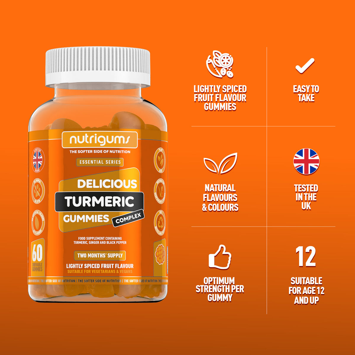 Buy Ginger & Turmeric Gummies Online Nutrigums Nutrigums Vitamin
