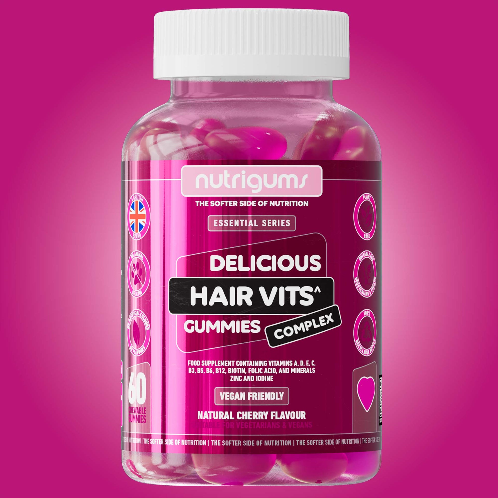 Hair Vits Biotin Complex Cherry Flavour