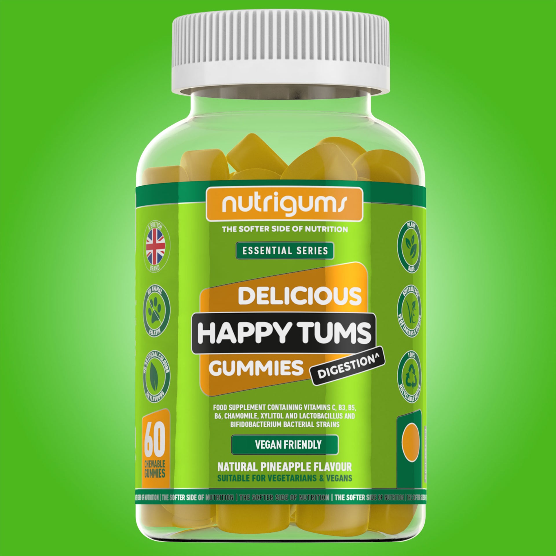 Happy Tums® Digestion Complex – Pineapple Flavour