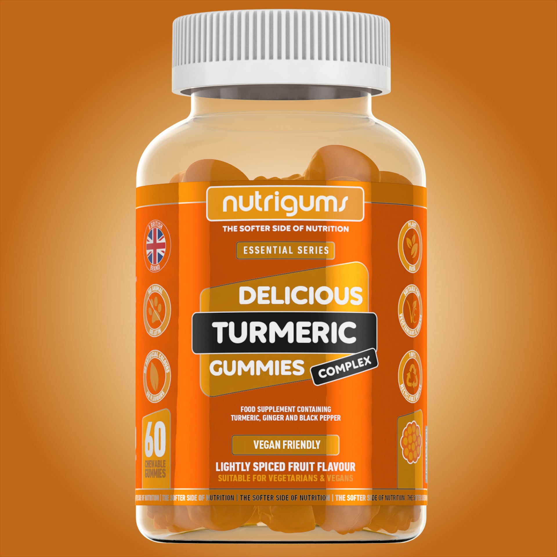Turmeric Ginger Pepper Spiced Fruit Flavour