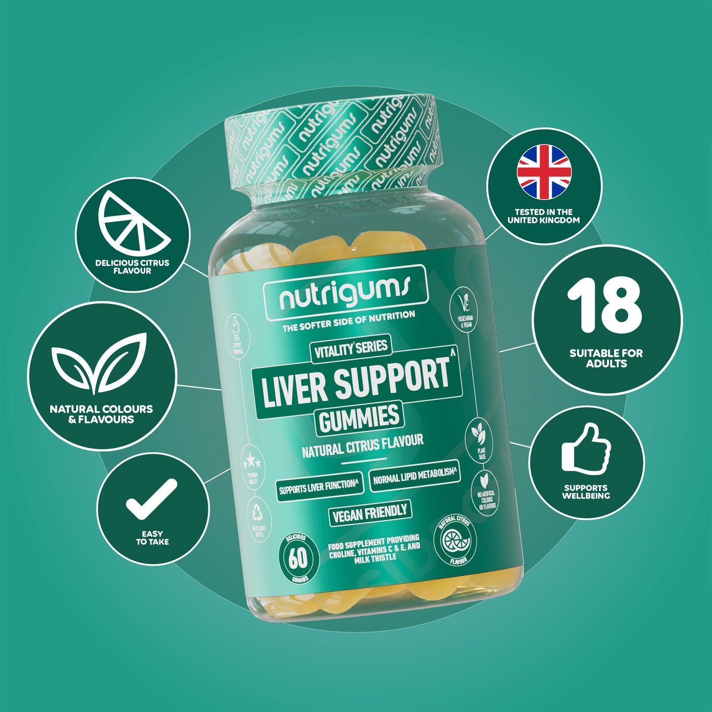 Liver Support (Choline) Complex- Citrus Flavour