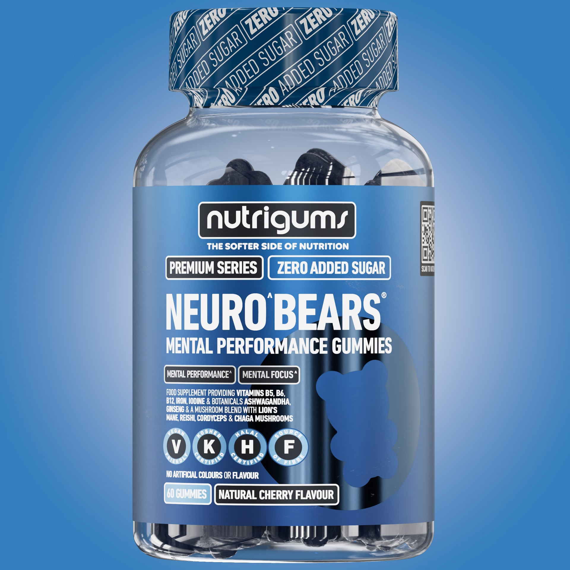 Neuro Bears Dark Cherry Flavour No Added Sugar