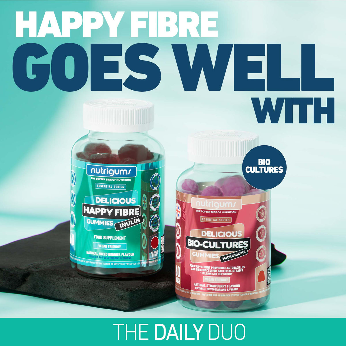Happy Fibre (Inulin) - Mixed Berries Flavour